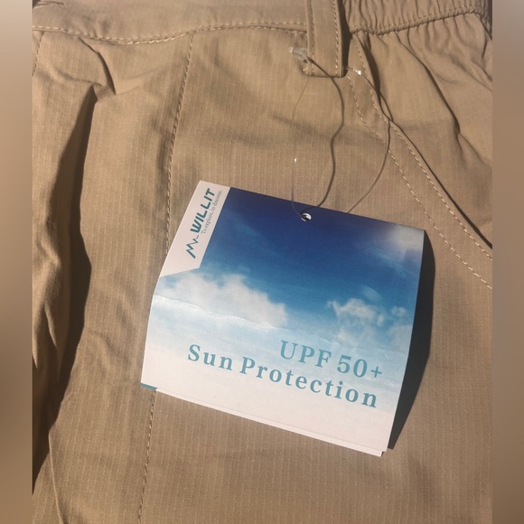 Willit Women's Skorts Golf Casual Skort Skirts UPF 50+Quick Outdoor Hiking Khaki - Picture 10 of 11